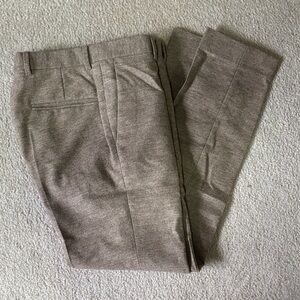 Men's beige wool trousers